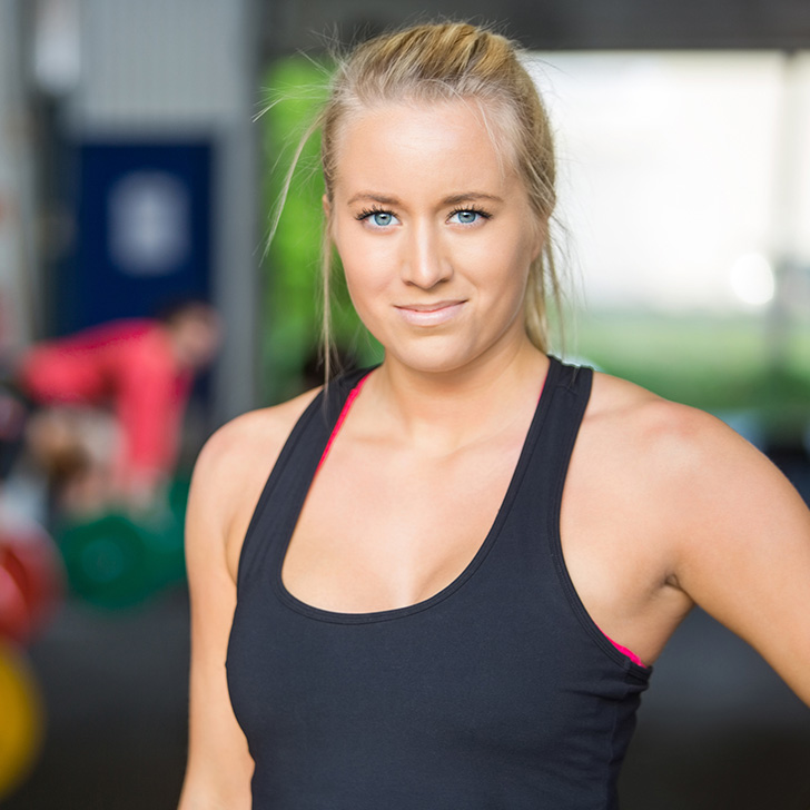 Joanna Gill in workout clothes